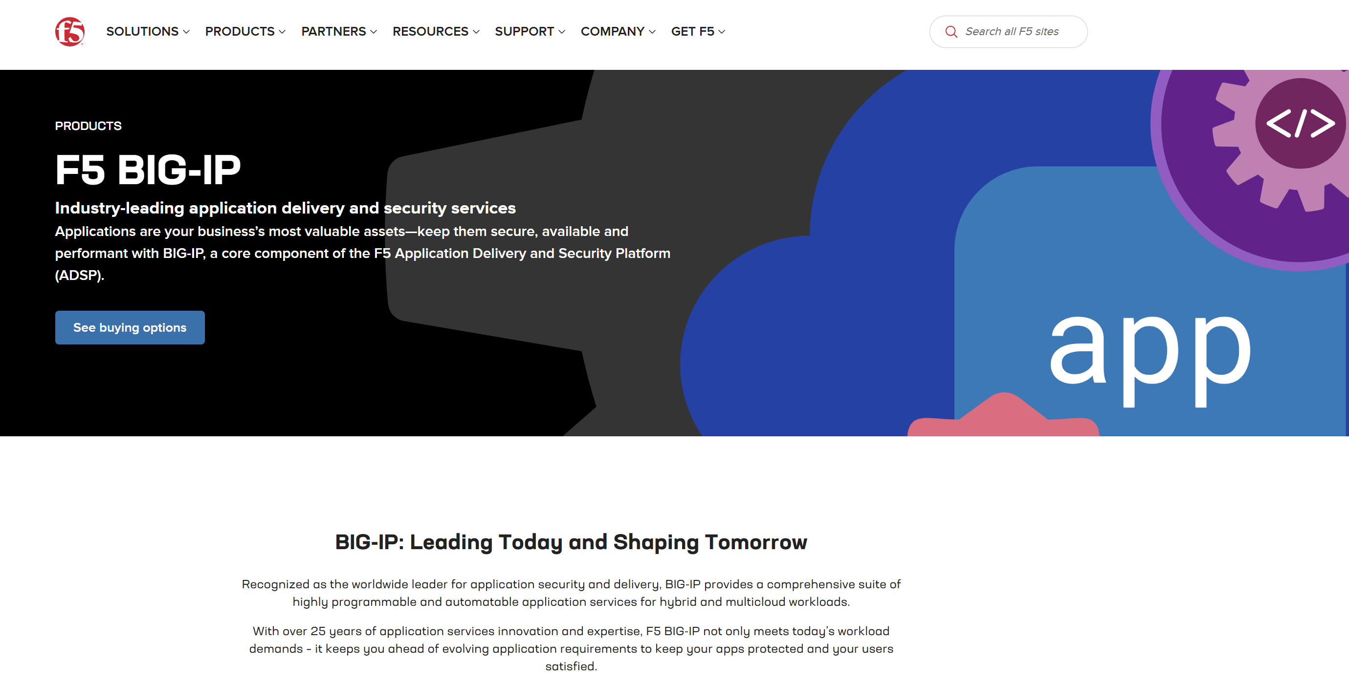 F5 Big-IP screesnhot